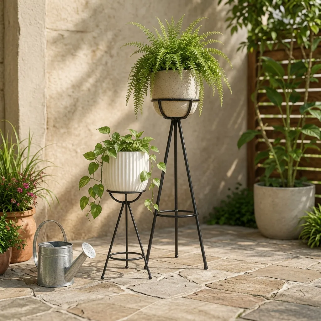 Suportes e Vasos para Plantas