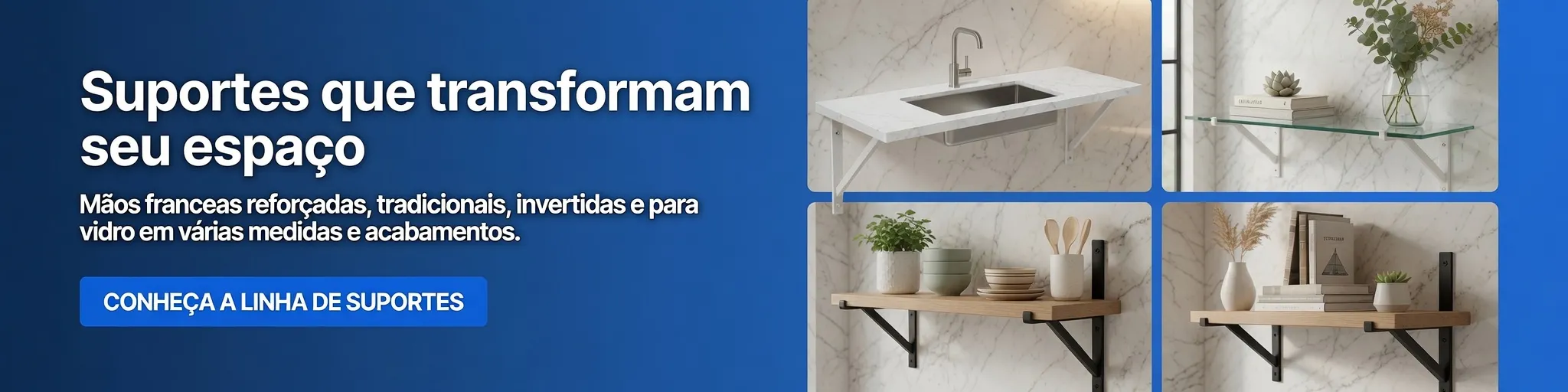 Linha de mãos francesas e cantoneiras