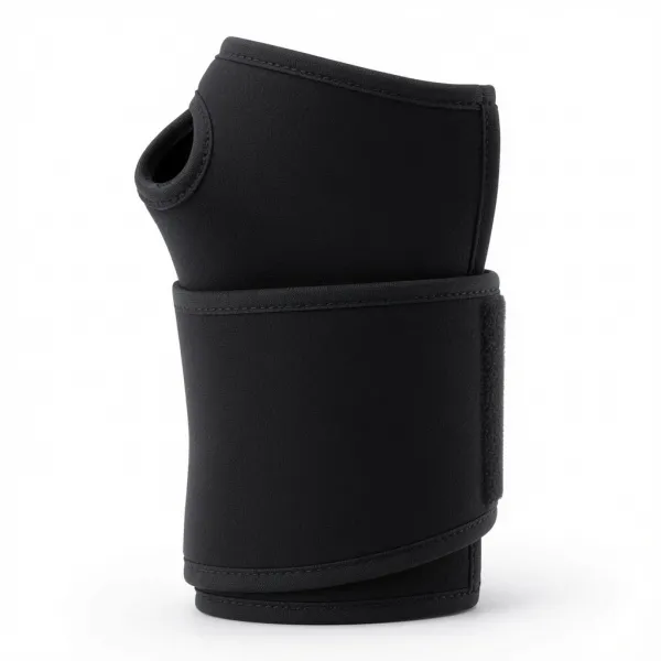 Munhequeira Ajustável Neoprene Preta Yin’...