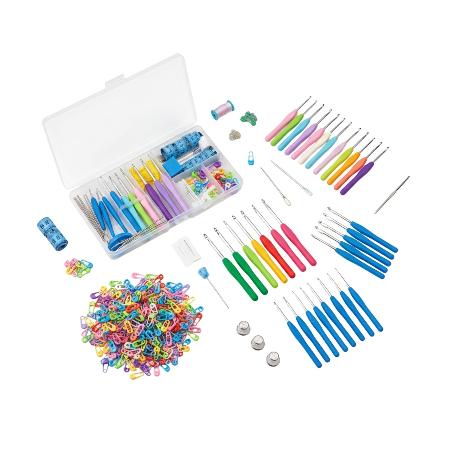 Kit Completo de Crochê e Acessórios com  ...