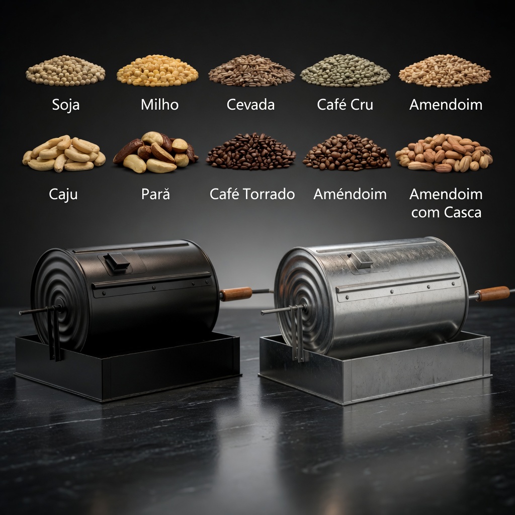 Torrador de Café Manual Reforçado com Ca ...