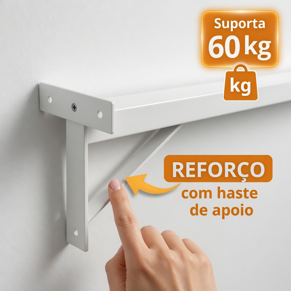 Suporte Bancada 60cm 3 Furos Haste de Ap ...