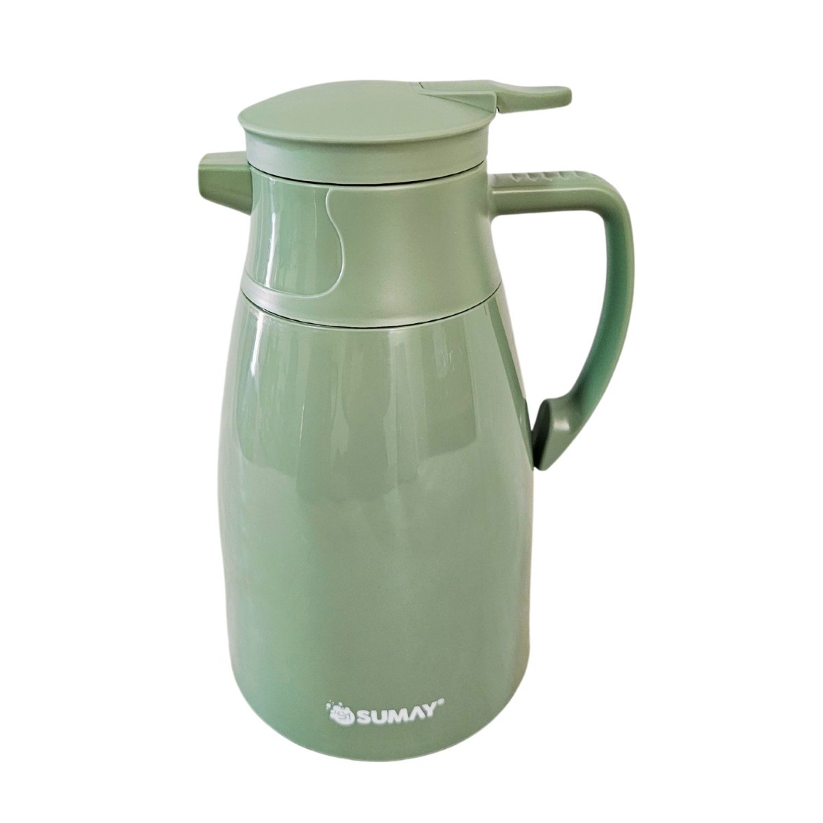 Garrafa Térmica 1L verde Ampola Vidro  Q ...