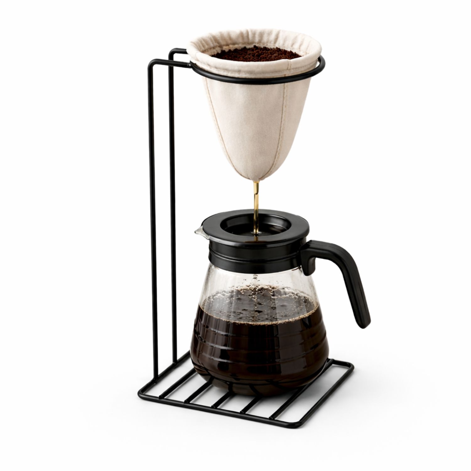 Suporte Coar Café Mariquinha Preto Retrô ...