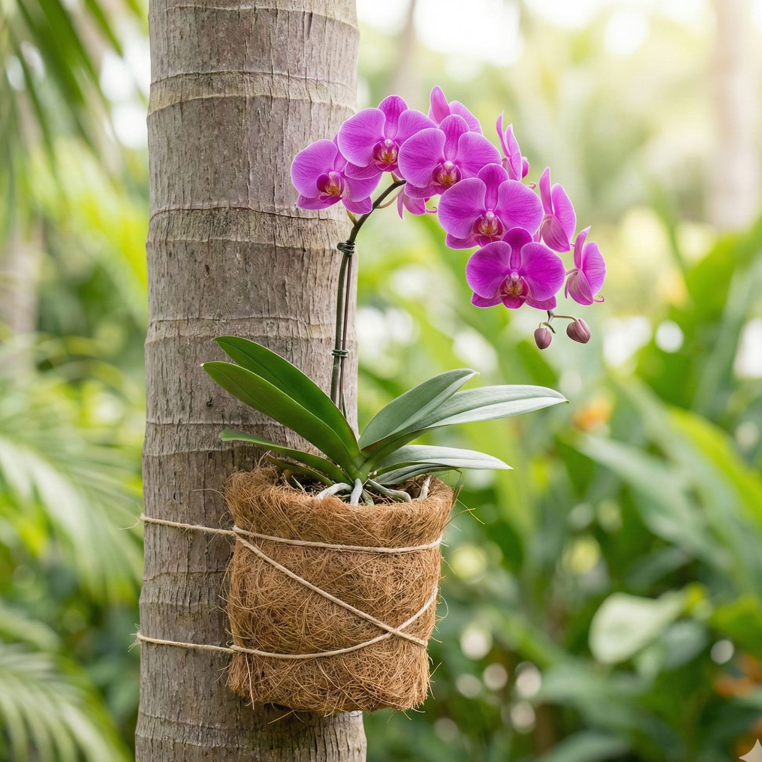 Fixador Orquídea Fibra de Coco 95cm - Pla...