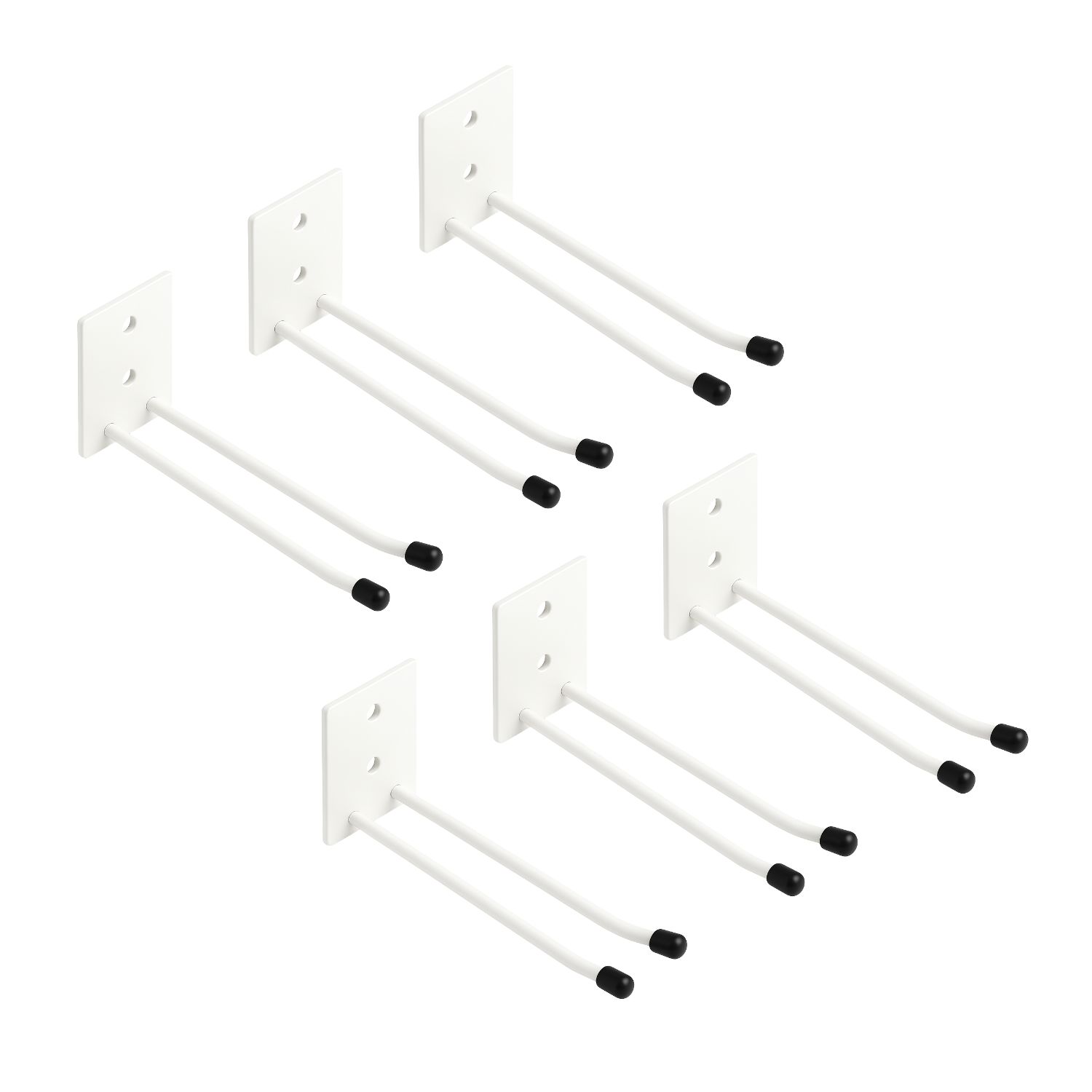 Kit 6 Suportes De Parede 30cm Pendurar C ...