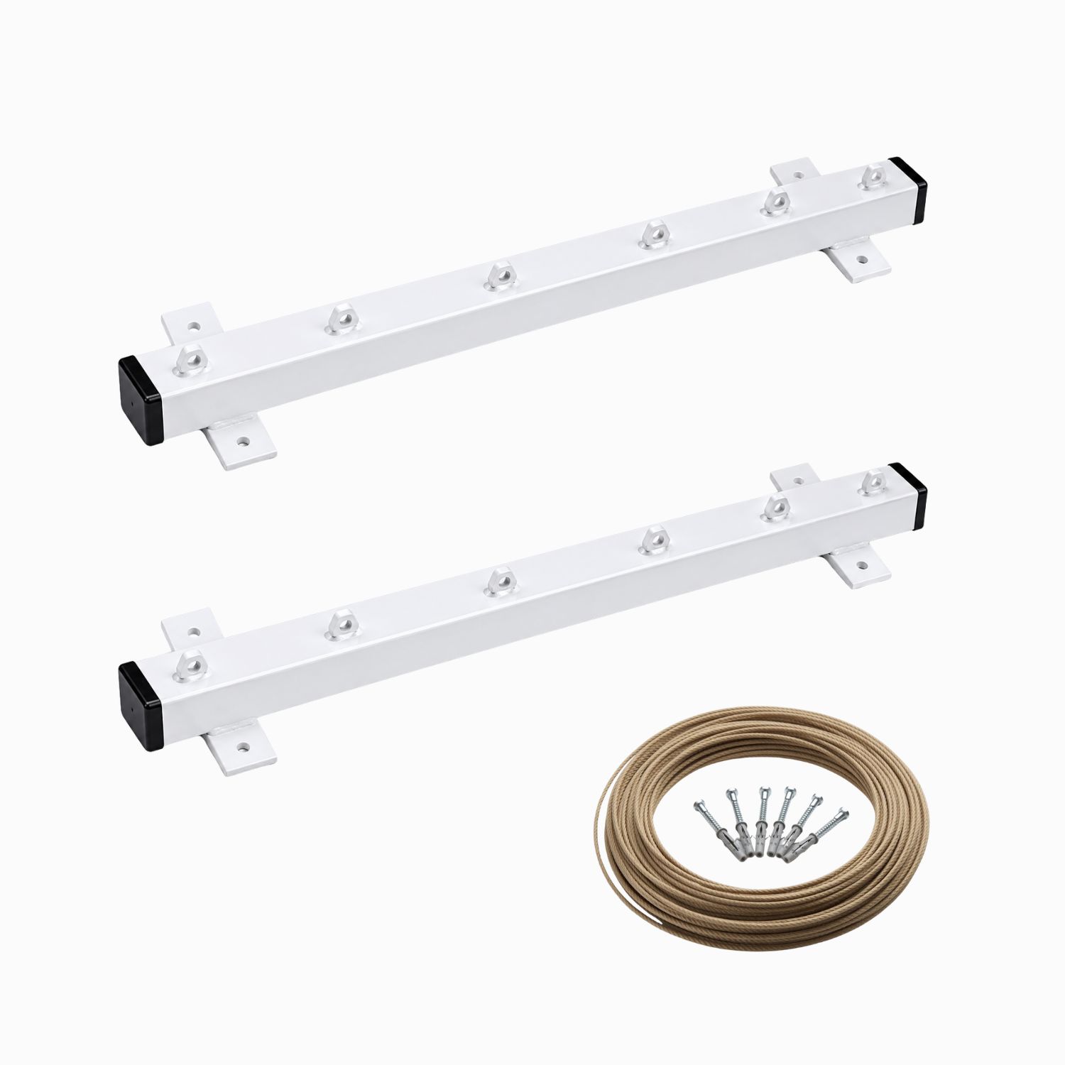 Kit 2 Suportes de Varal Fixo Frontal 60c ...