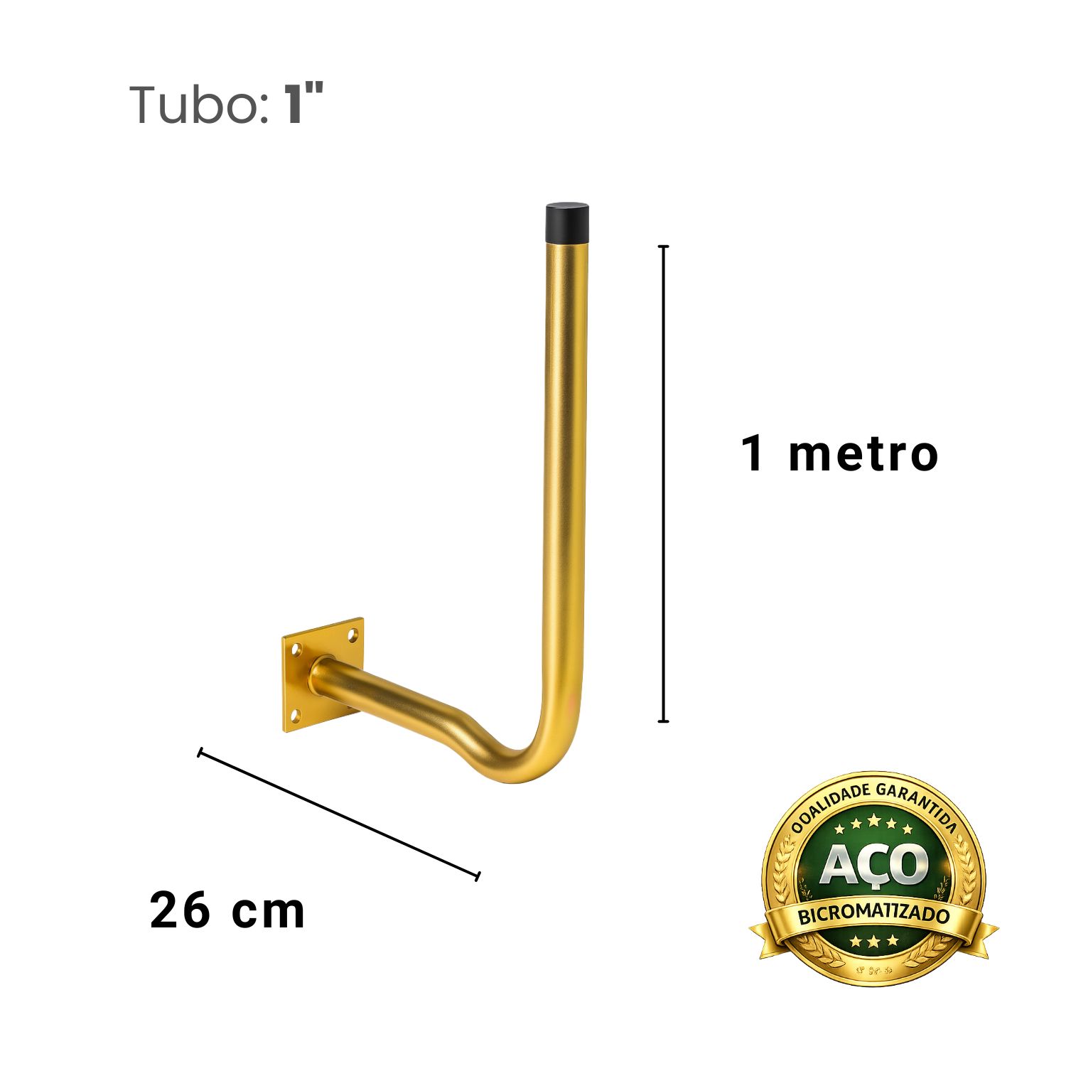 Suporte de Parede 1 Metro para Antena TV ...