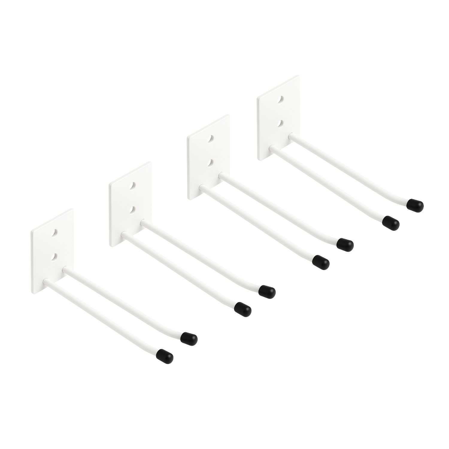 Kit 4 Suportes De Parede 30cm Pendurar Ca...