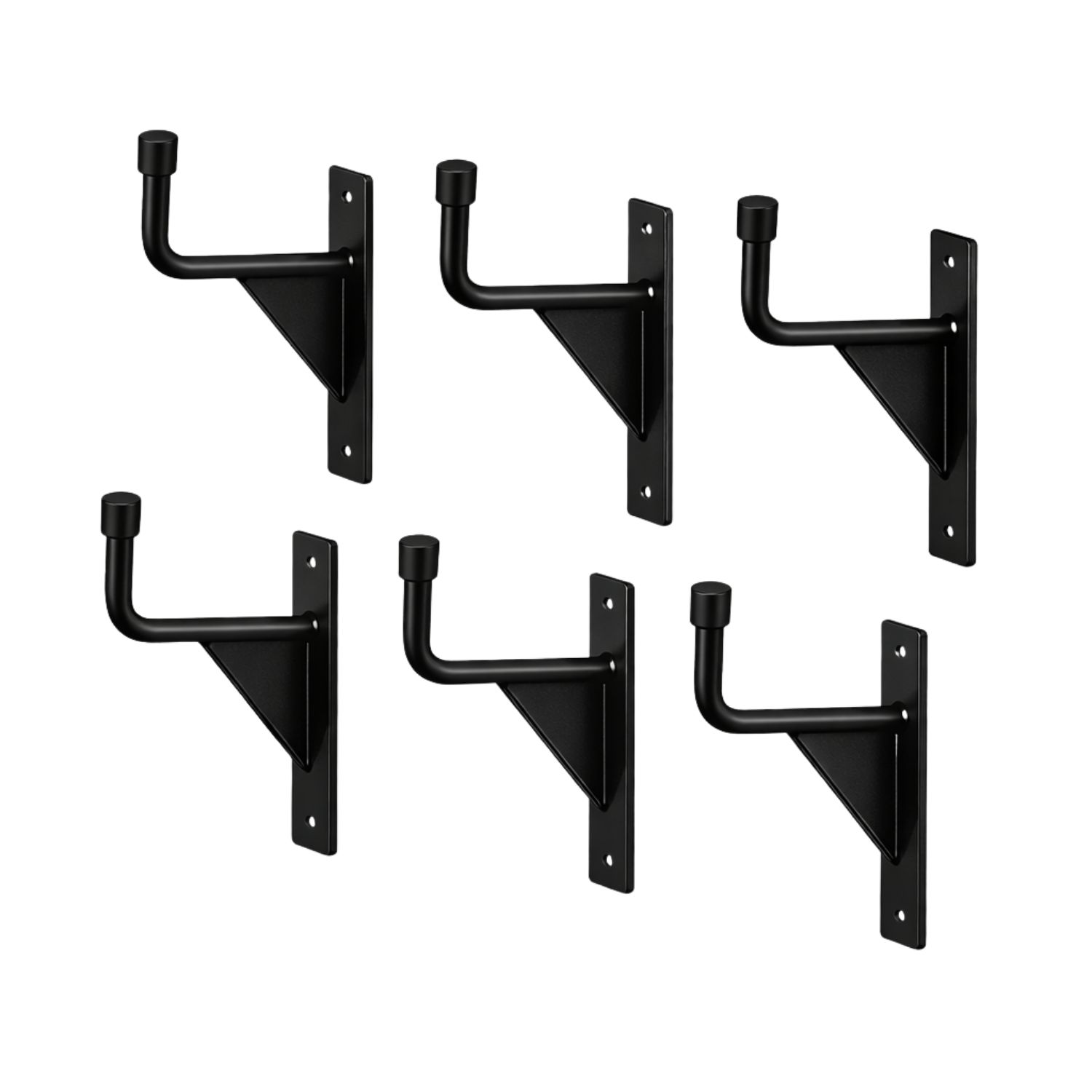 Kit 6 Suportes Multiuso de Parede 60Kg (c...