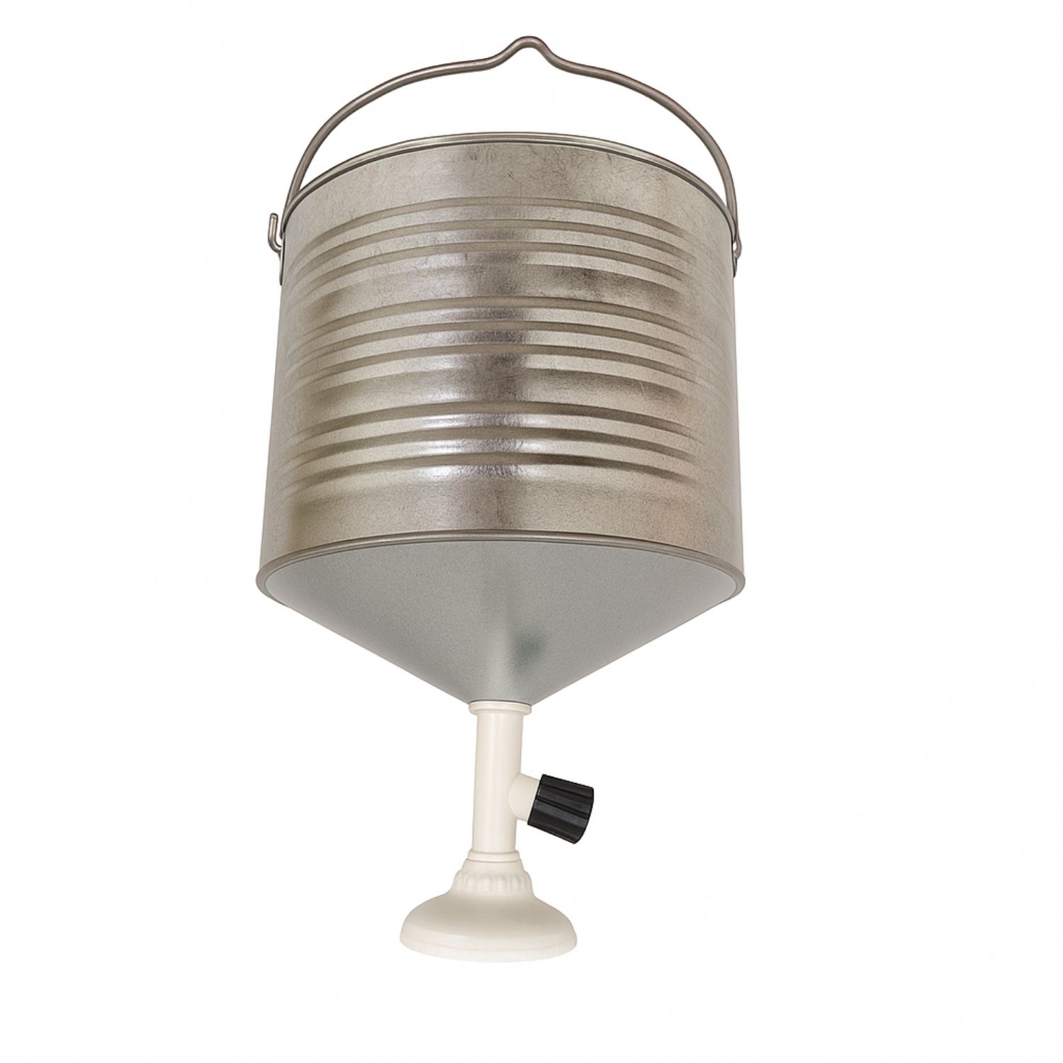 Chuveiro Balde 12 Litros Galvanizado com ...